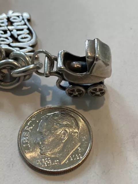 LOTC RETIRED JAMES Avery Baby Carriage Stroller Charm Sterling Silver 127.96 PicClick