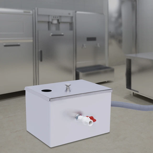 Fettabscheider Edelstahl 60x30x30cm - Professioneller Öl-Wasser-Trenner Für Küchen