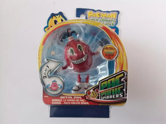 PAC-MAN Toupie panic Spinners Bandaï spirale  The glostly Adventures - Nintendo