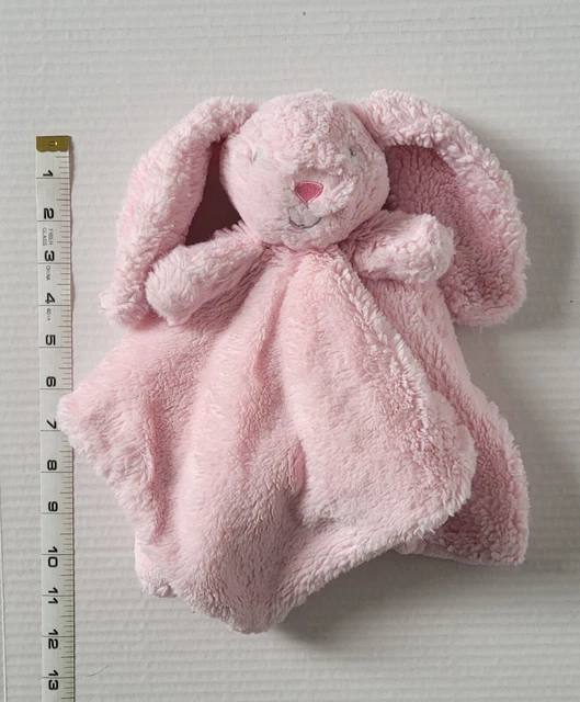 MANTA SEGURA KOALA BABY CONEJO CONEJO ROSA 14,5"" x 14,5"" ROSA SONAJEROS