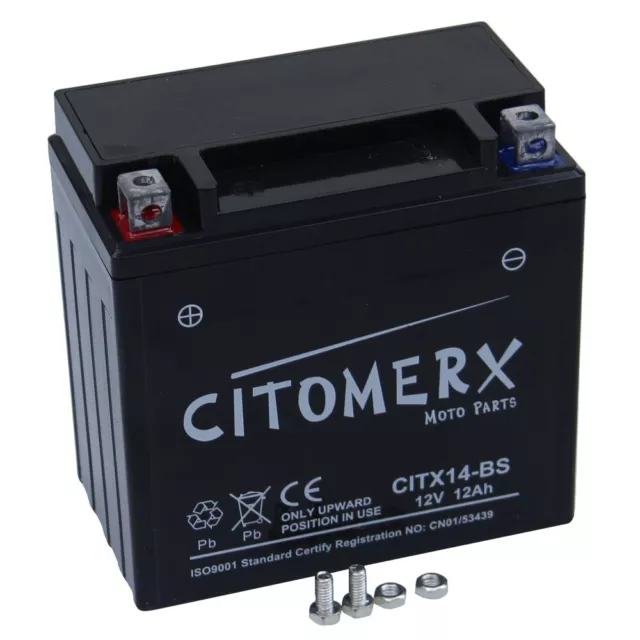 BATTERIE Gel-Batterie YTX14-BS für Yamaha FJ 1200/1200 A ABS Typ 3YA Bj. 91-97