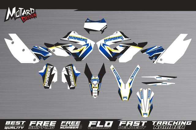 Kit Autocollants Décalcomanies Pour Husaberg FE 390/450/570 2009-2012 - Personnalisables