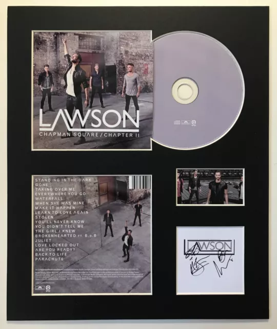 LAWSON - Signed Autographed - CHAPMAN SQUARE CHAPTER II - Album Display