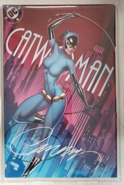 Catwoman 80Th Anniversary #1 B Signed With Coa No 0417 J Scott Campbell