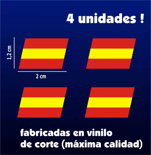 Pegatinas - Sticker - Vinilo - BANDERA DE ESPAÑA VOLCADA - Bike - Bici - Moto -