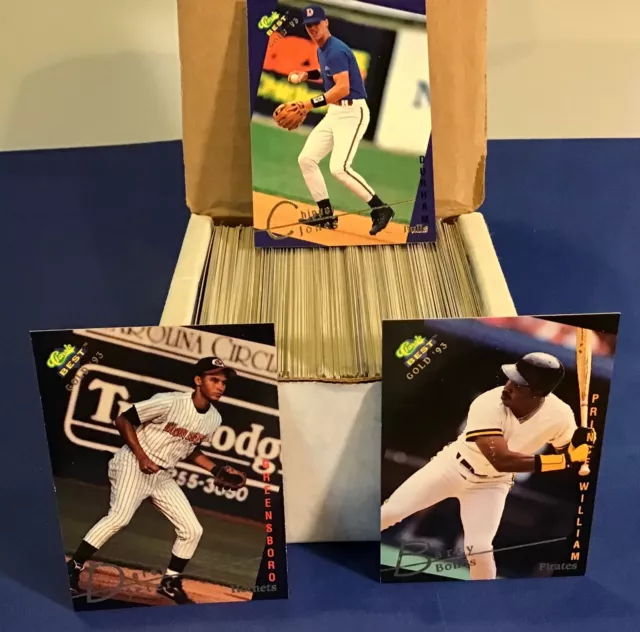 1993 Classic Best Minor League Gold Baseball Complete Set 1-220 Jeter RC