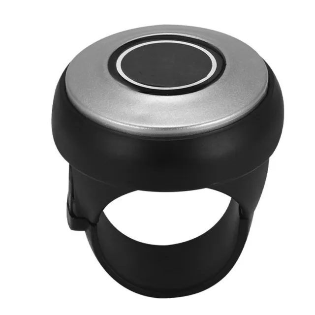 Car Steering Wheel Handle Truck Booster Ball Spinner Knob Universal Black/Silver