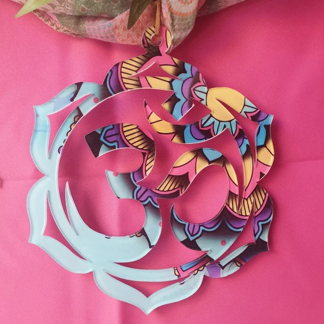Decoración Om Para Colgar En La Pared DIÁMETRO 35CM
