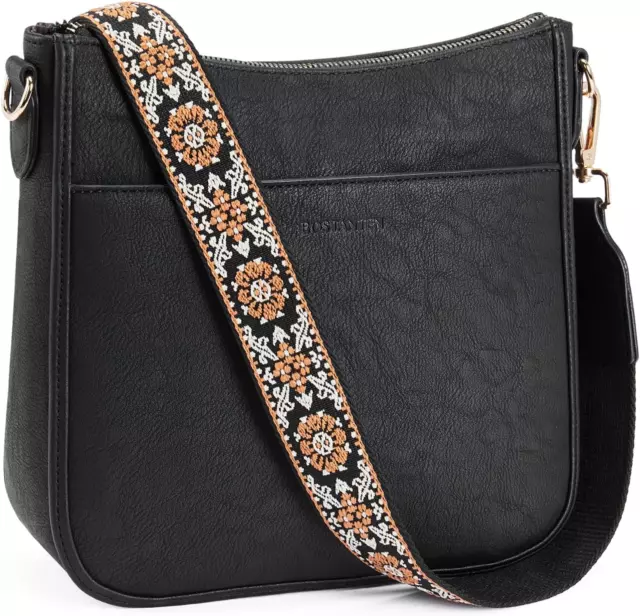 Crossbody Bags for Women Trendy Vegan Leather Hobo Purses Shoulder Handbags With