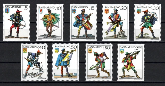 San Marino Komplette Postfrische Sammlung 1965-1990