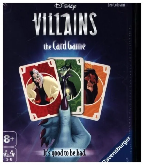 Ravensburger Familienspiel 27278 - Disney Villains - The Card Game - Kartenspiel