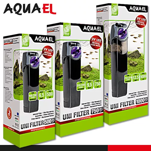 Aquael Unifilter UV Power 500, 750, 1000 Aquariumfilter Innenfilter UV Lampe