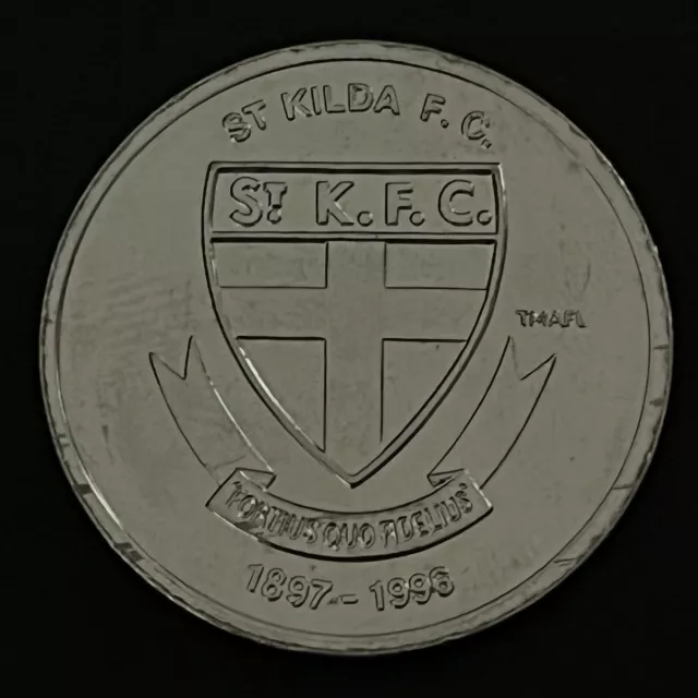 St Kilda Australia AFL CENTENARY MEDAL 1996 UNC (3462275/Q4)