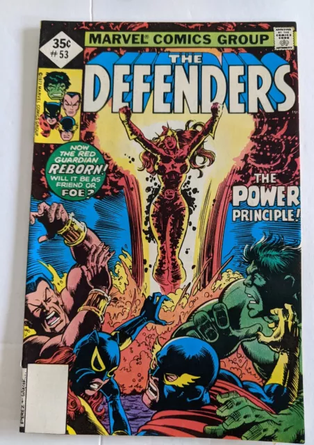 The Defenders 53  1st appearance of Lunatik!  1977 VF Marvel Comic, New