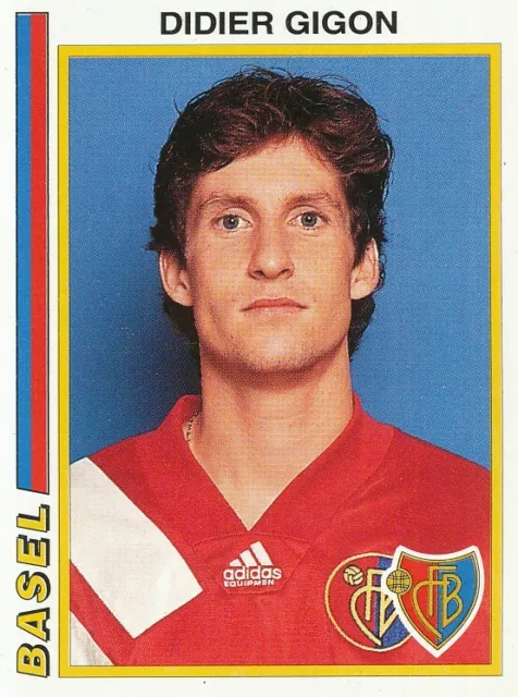 033 Didier Gigon # Suisse Fc.basel Sticker Panini Football 95