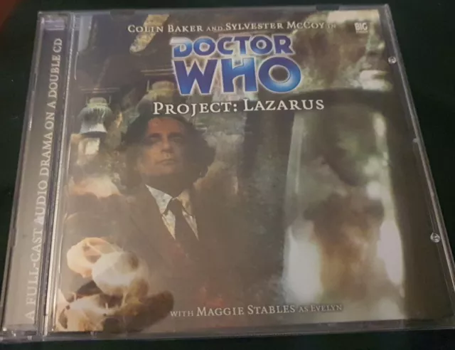 Doctor Who Project Lazarus Big Finish audio CD *OUT OF PRINT* 6th Doc Cover