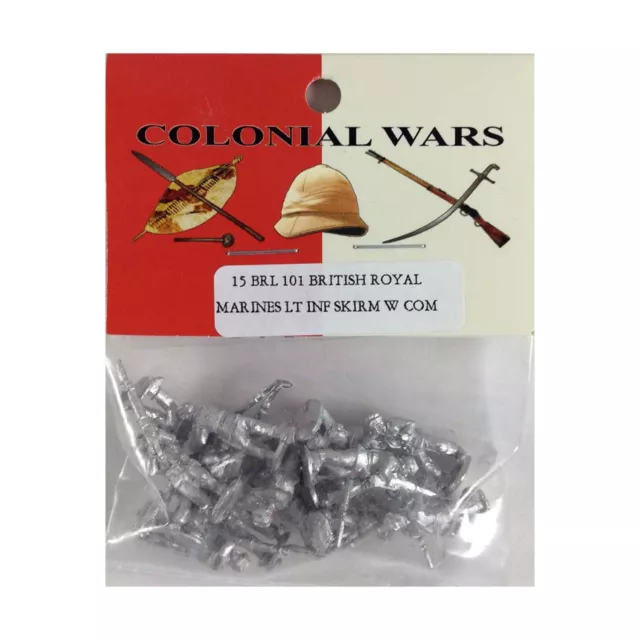 Blue Moon Eight-Nation 15mm  British Royal Marines Skirmishing w/Comma Pack New