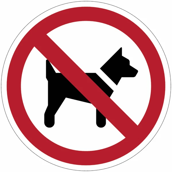 Cartelli Di Divieto ISO 7010 Divieto Di Accesso Ai Cani - P021 Misura 50mm X 50mm Numero Pezzi 50 Pezzi 68472570
