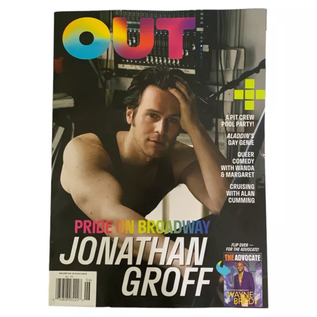 OUT MAGAZINE MAY June 2025 Jonathan Groff Broadway The Advocate Wayne Brady £6.28 - PicClick UK