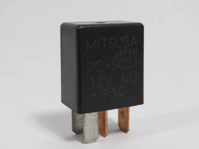 Mitsuba RC-5001 Plug-In Relay 12VDC NO 4-Blade USED