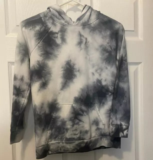 More Than Magic Girls Hoodie Sz M (7/8) Multicolor Tie Dye Cotton Blend