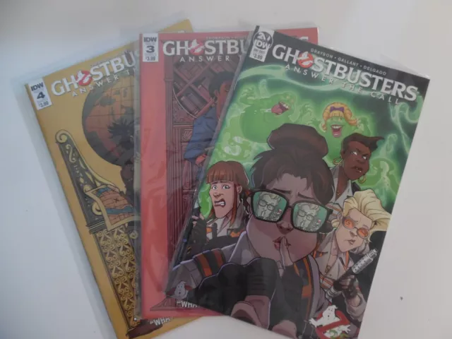 Ghostbusters Answer the Call #3 4 Cover A plus  one shot Comics - IDW  lot of 3