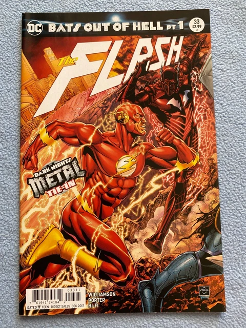 Flash Vol 5 #33 (2017, DC) VERY FINE Dark Nights Metal Tie In (BATS OUT OF HELL)
