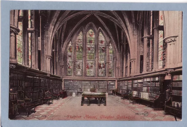 CHESHIRE, CHAPTER HOUSE, CHESTER CATHEDRAL - Unposted Vintage Postcard