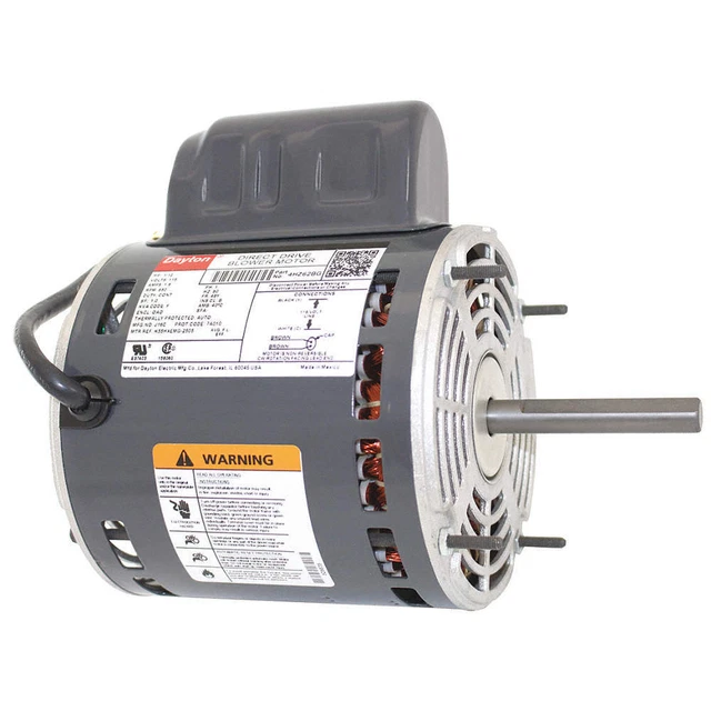 DAYTON 4HZ62BG Motor,1/12 HP,850 rpm,48Y,115V
