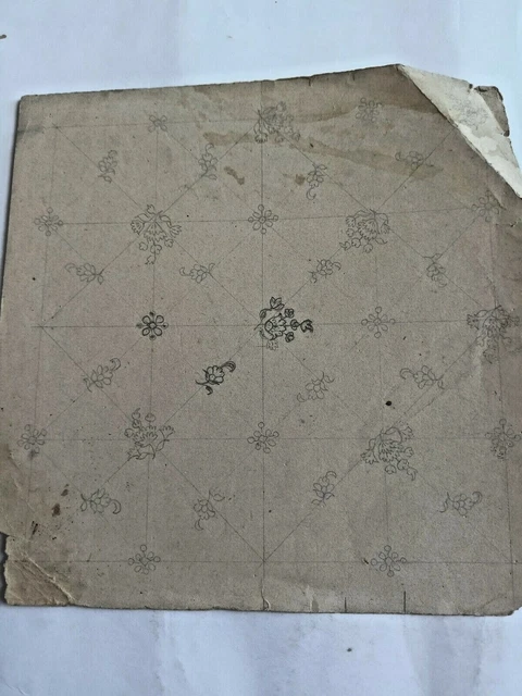Handmade design Textile design floral collectible piece indian artwork design