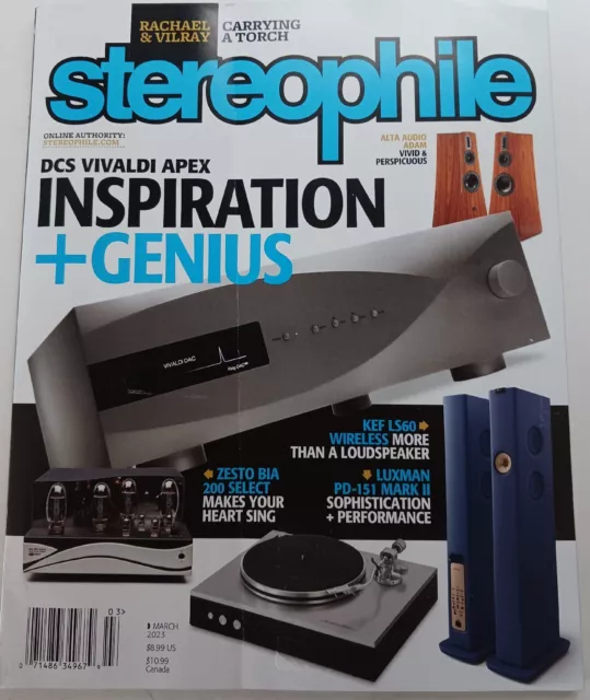 Stereophile Magazine March 2023 Inspiration + Genius Featured Article