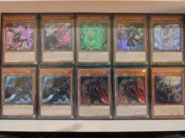 YU-GI-OH! Lot de 20 cartes UR Ultra Rares - 1ères éditions - NM