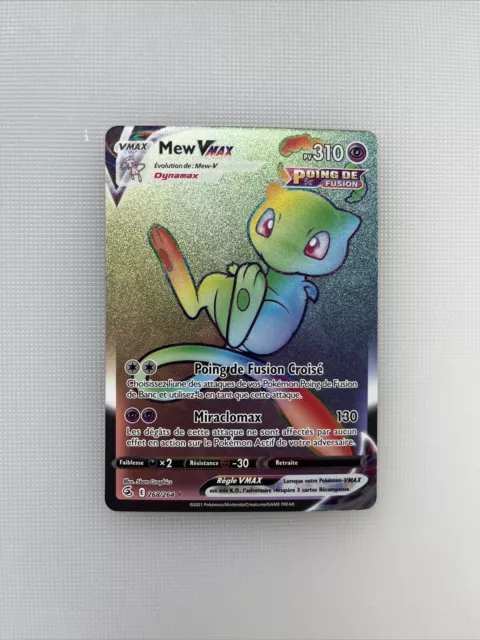 Carte Pokémon Mew VMAX 268/264 de la série Poing de Fusion en vente au  meilleur