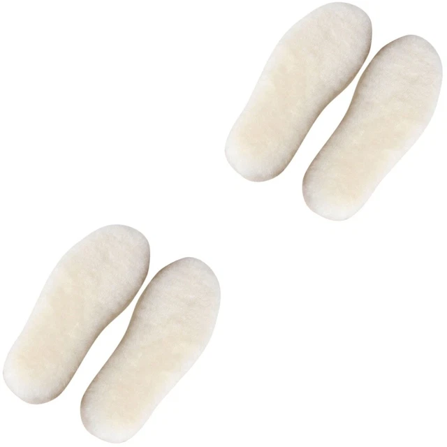 2 paia cuscini scarpe soletta in lana sneaker solette rialzate