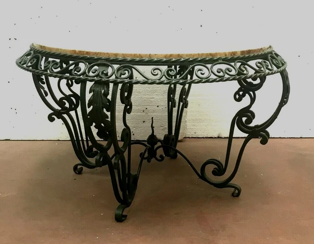Table Basse Ronde Fer Forgé - 27 en vente sur