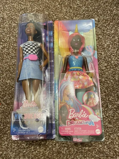 Barbie Brooklyn Big City Big Dreams & Barbie Dreamtopia Unicorn Dolls