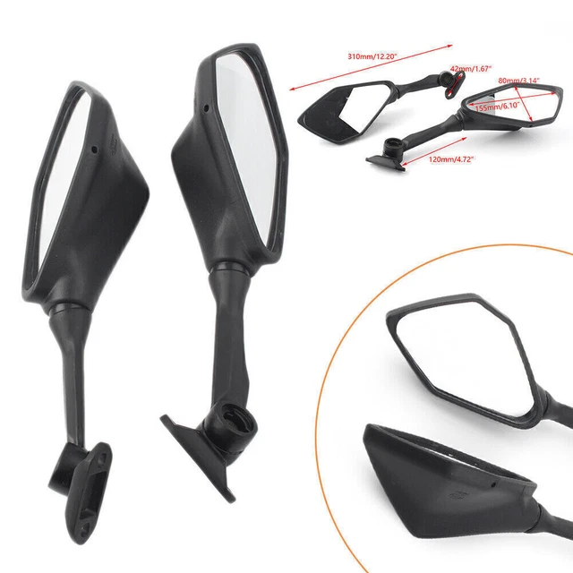 Rear View Mirrors Motocycle For Kawasaki Ninja ZX6R ZX636 300R EX 250 300 13-17