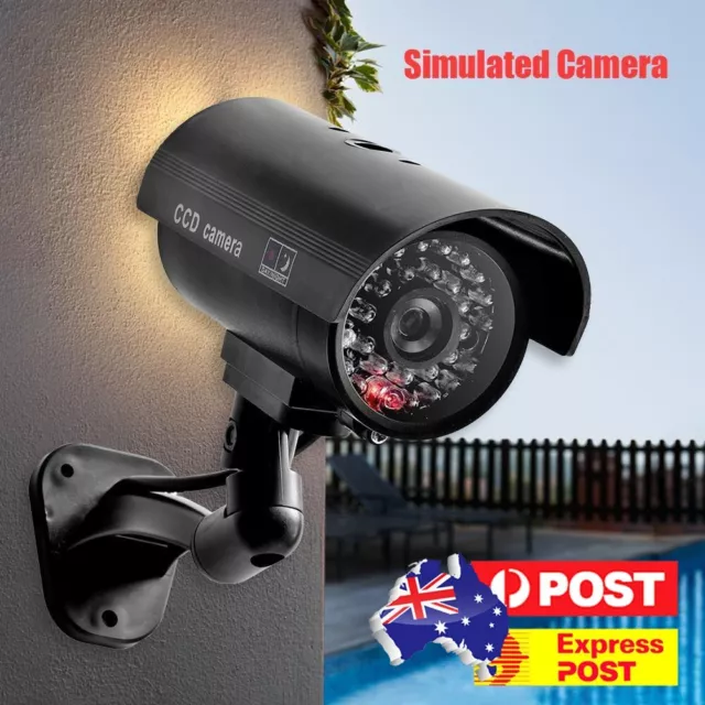 Fake Surveillance Security Camera No Wiring Fake Dummy Camera for Outdoor Indoor