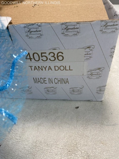 Tanya Blue Fairy Porcelain Doll 17" 40536 Iob Heritage Signature Collection 2