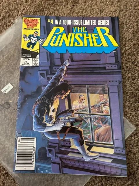 The Punisher #4 Limited mini series Marvel Comics 1986