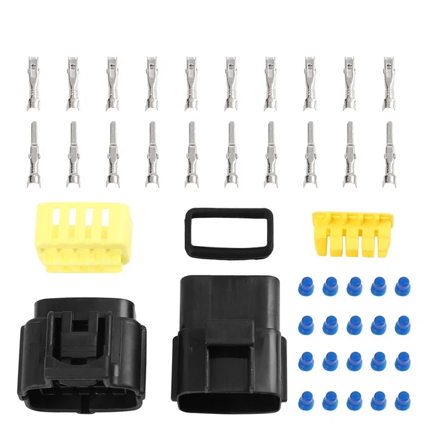 Connecteur FPC/FFC 10 Broches 1,0 Mm Hauteur - Lot De 10 Pièces Uxcell, Neuf