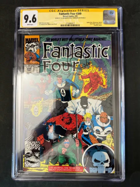 Fantastic Four #349 CGC SS 9.6 Signed by Walt Simonson & Al Milgrom