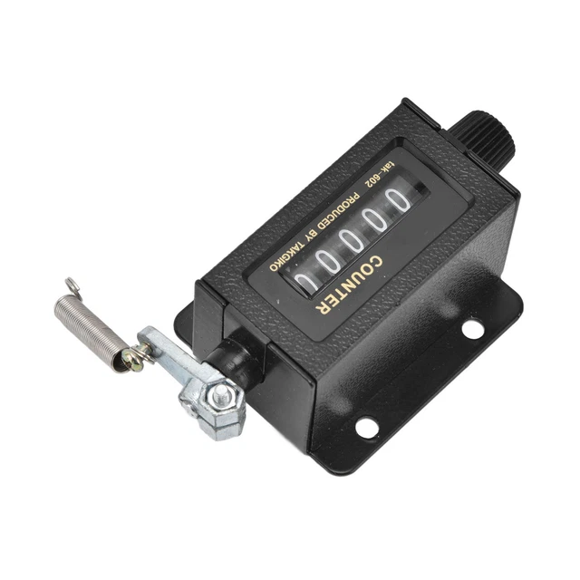 Mechanical Counter Reset Function Durable 5 Digits Counting Tool For Printing☜