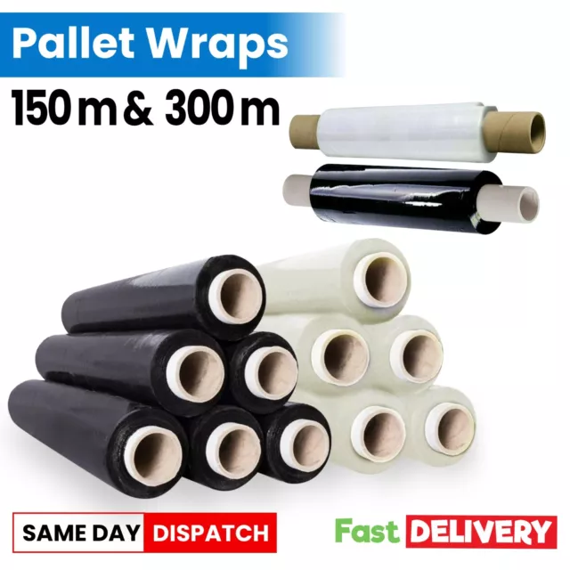 Strong Rolls Pallet Wrap Extended Core Stretch Shrink Cling Film Parcel Packing