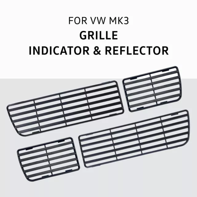 Grillset für Reflektorblinker VW MK3 Golf Vento Jetta GTI VR6 Gitter