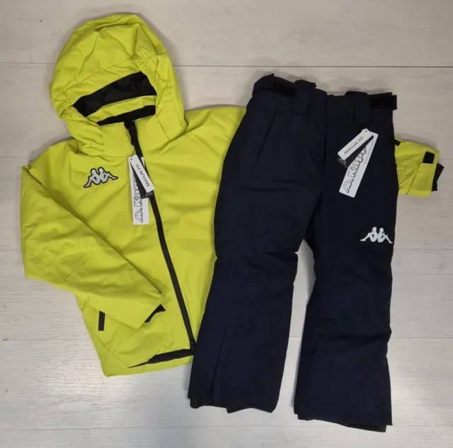 4800/953 Kappa Completo Set Giacca Jacket Pantaloni Pants Sci Ski Neve Bambino