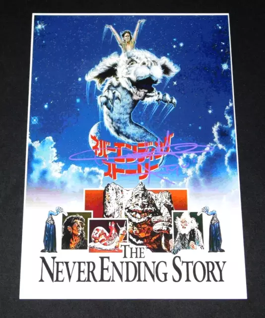 Noah Hathaway "Atreyu" Signed The Neverending Story 12X18 Poster!!!