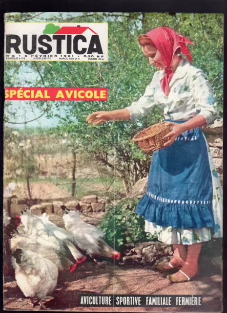 RUSTICA N°5 1961 Aviculture fermière basse cour   french gardening magazine