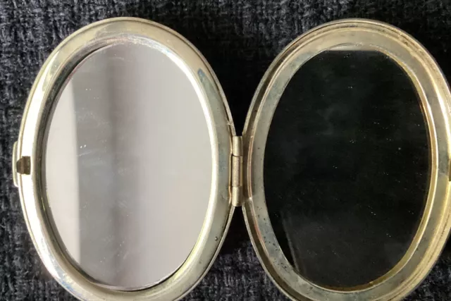 Coco Chanel Rhinestone Embellished Mirrored Compact 3