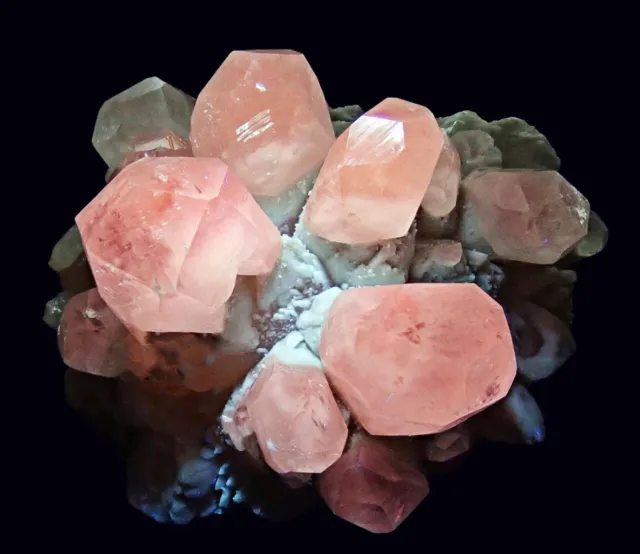 WoW - super UV CALCITE crystal Calit Kristalle GYÖNGYÖSOROSZI Ungarn Hungary